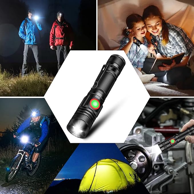 DARKBEAM LED Flashlight Rechargeable USB 2000 High Lumens, Small and Bright - Image 4
