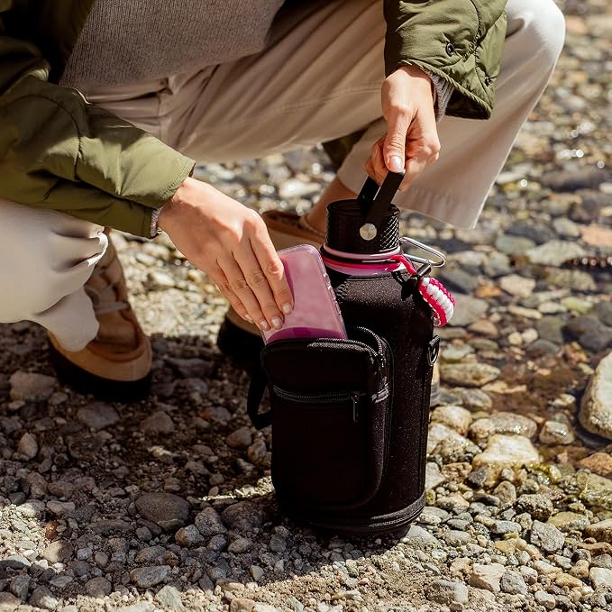Insulated Water Bottle 128oz, Triple Wall Vacuum Stainless Steel, Leak Proof & - Image 9