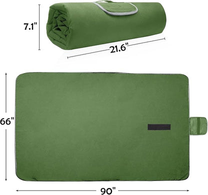 Tirrinia Large Waterproof Outdoor Blanket, Soft Warm Windproof Stadium Blanket - Image 7