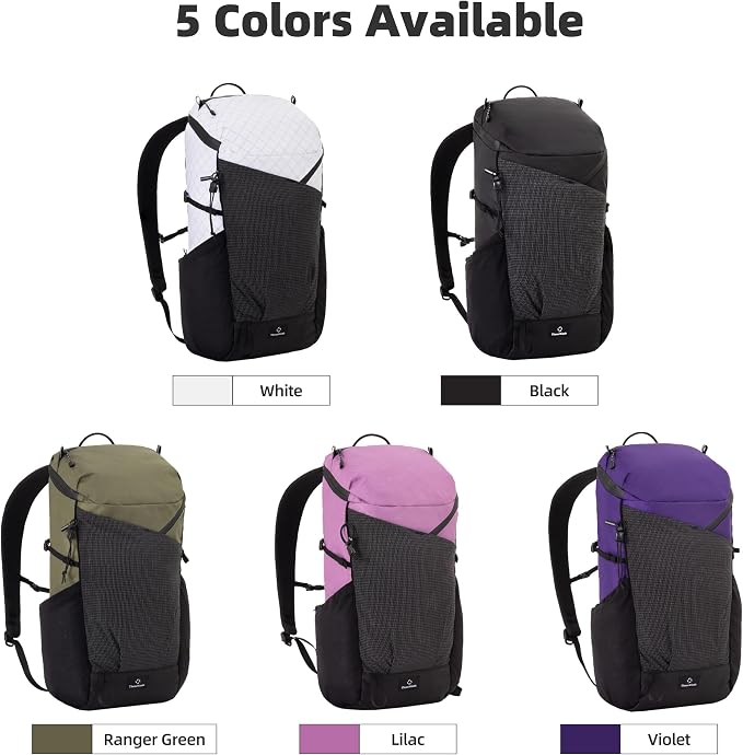 Thous Winds Ultralight Backpack, 20+5L Waterproof Hiking Daypack, EPX200 Fabric - Image 9