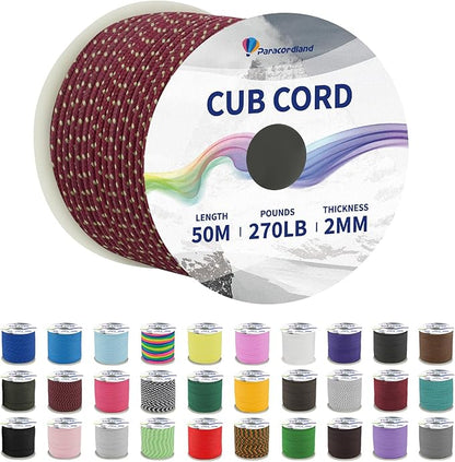 Paracordland-270LB Parachute Cord -164FT-2mm Micro Paracord-Utility Cord Thin by Unknown