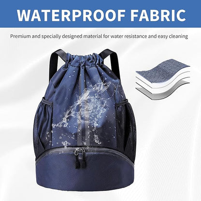 JELUTAR Drawstring Backpack Gym Bag - Image 3
