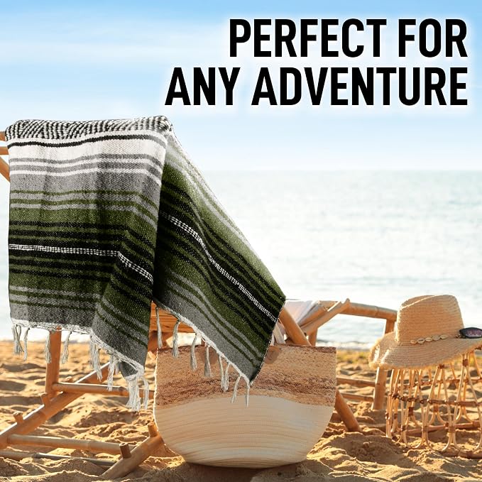 Hydration Nation Authentic Extra Large Mexican Blanket - Image 4