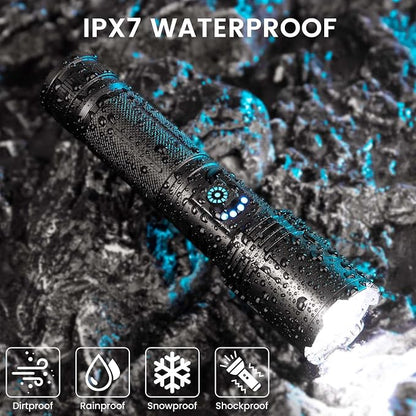 Rechargeable Flashlights High Lumens, 000 Lumens Super Bright Led Flashlights - Image 7