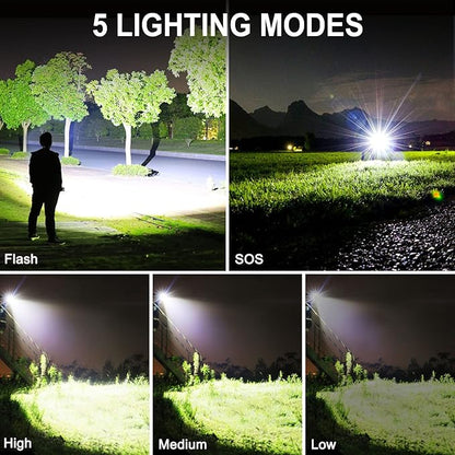 OMALIGHT Rechargeable LED Flashlight, 000 Lumens Super Bright Tactical - Image 2
