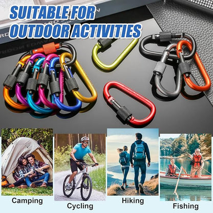 Cridoz Locking Carabiner D Ring Clips - Image 5