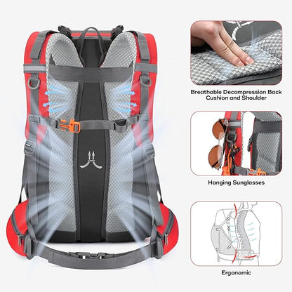 Maelstrom Hiking Backpack, Camping Backpack, 40L Waterproof Hiking Daypack - Image 5