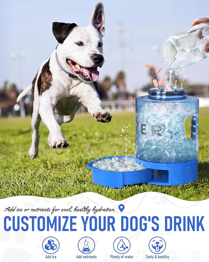 Portable Dog Travel Water Bottle, 77oz Large Dog Water Bowl Dispenser Portable - Image 6