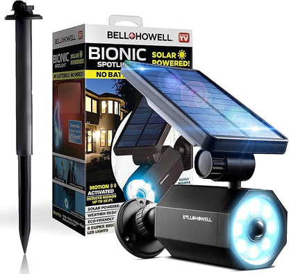 Bell+Howell Bionic Spotlight Deluxe Solar-Powered Spot Light 25 Feet Motion by BellHowell