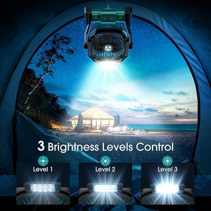 ONLYNEW Portable Fan Rechargeable, 20000mAh Cordless Battery Powered Fan - Image 5