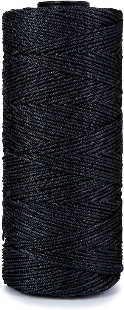 HONGDA Braided Tarred Bank Line Braided Nylon Twine, 789 Feet #12 Bank Line - Image 4
