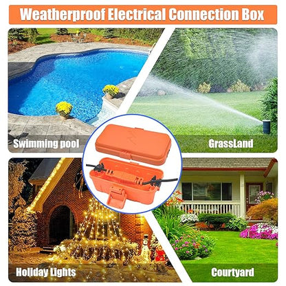 Hrensaw Small Weatherproof Electrical Connection Box, Outdoor Electrical Box - Image 6