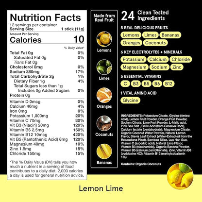 DryWater Electrolyte Powder Packets, Lemon Lime - Image 6