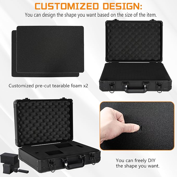 15 Inch Aluminum Carrying Case 15 X 11 X 4.3 Inch Ideal - Image 5