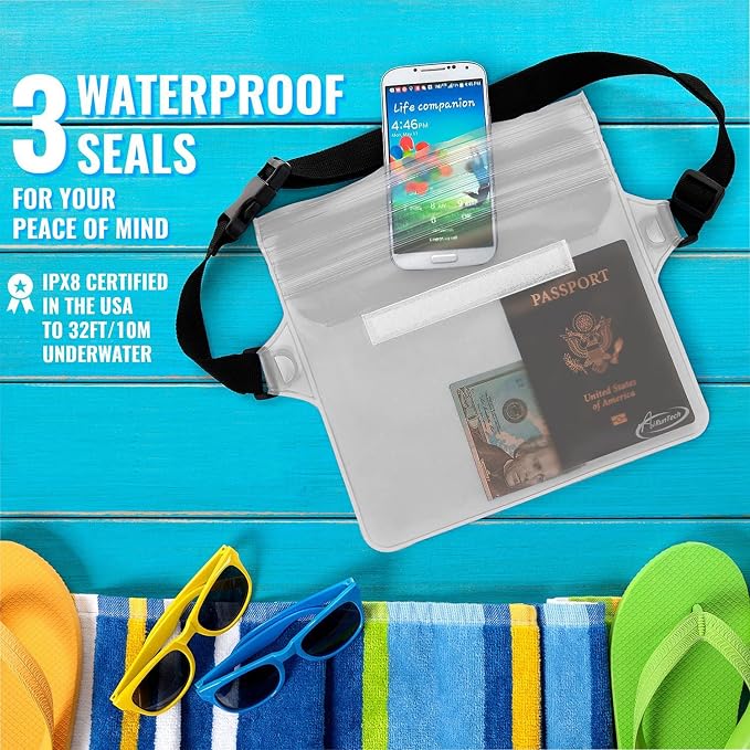 AiRunTech Waterproof Fanny Pack, Phone Pouch Dry Bag - Image 4