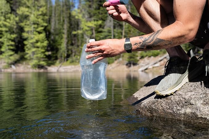 Platypus SoftBottle Collapsible Backpacking Water Bottle - Image 6