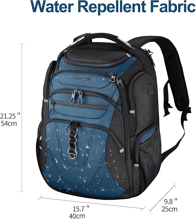KROSER Friendly Travel Laptop Backpack 18.4 inch XXXL Gaming Backpack - Image 2