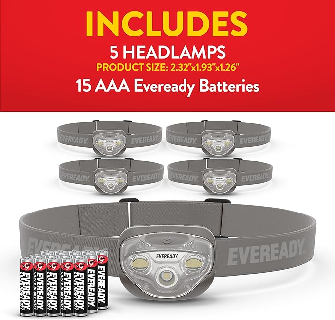 EVEREADY LED Headlamps Pro200, IPX4 Water Resistant, Bright and Durable Head - Image 7