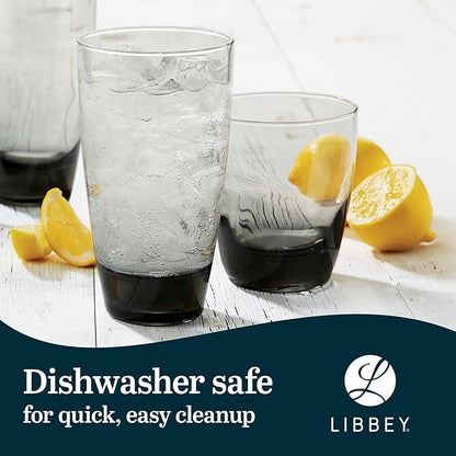 Libbey Classic Rocks and Tumbler Glass Cups Set, Elegant Mixed Drink Glasses Set - Image 5