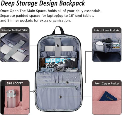 MAXTOP Deep Storage Laptop Backpack Business Anti-theft Backpacks College - Image 2