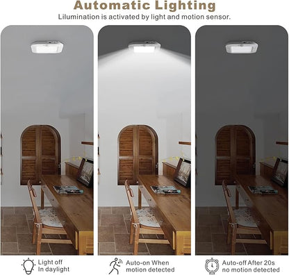 Rechargeable Motion Sensor Ceiling Light, 220LM 6000K Closet Light - Image 6