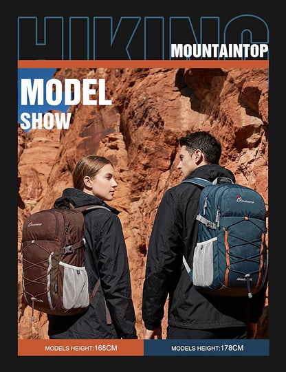 MOUNTAINTOP 25L Hiking Backpack, Lightweight Travel Backpack - Image 3