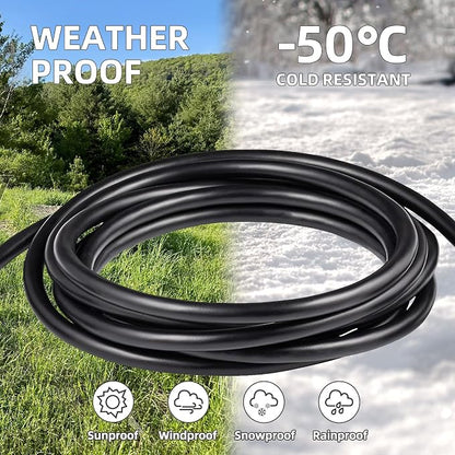TiFFCOFiO Indoor Outdoor Extension Cord Waterproof, 25 Feet 3 Prong Power Cord - Image 7