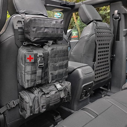 MAIKER 2pcs Tactical Seat Back Molle Panel Compatible by MAIKEROFFROAD
