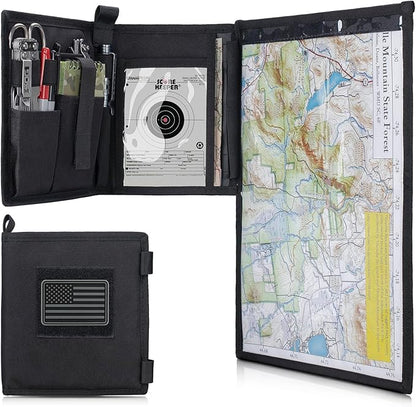 LIVANS Tactical Pouch Military Map Case Holder Army Foldable Map Storage Pouch by LIVANS
