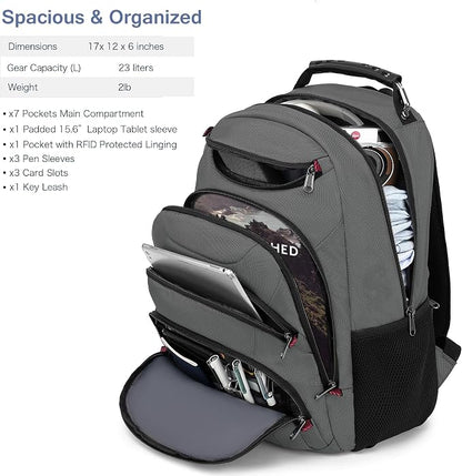 Boavan Laptop Backpack for men, 15.6 inch Laptop Bag - Image 2