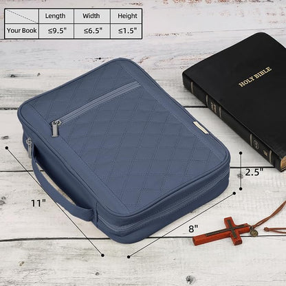 FINDCOZY Bible Cover for Women, Durable Carrying Book Case Church Bag for - Image 6