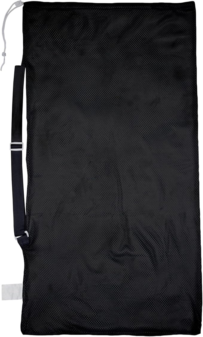 Champion Sports Mesh Equipment Bag – Heavy-Duty Nylon Drawstring Bag by ChampionSports