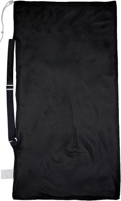 Champion Sports Mesh Equipment Bag – Heavy-Duty Nylon Drawstring Bag by ChampionSports