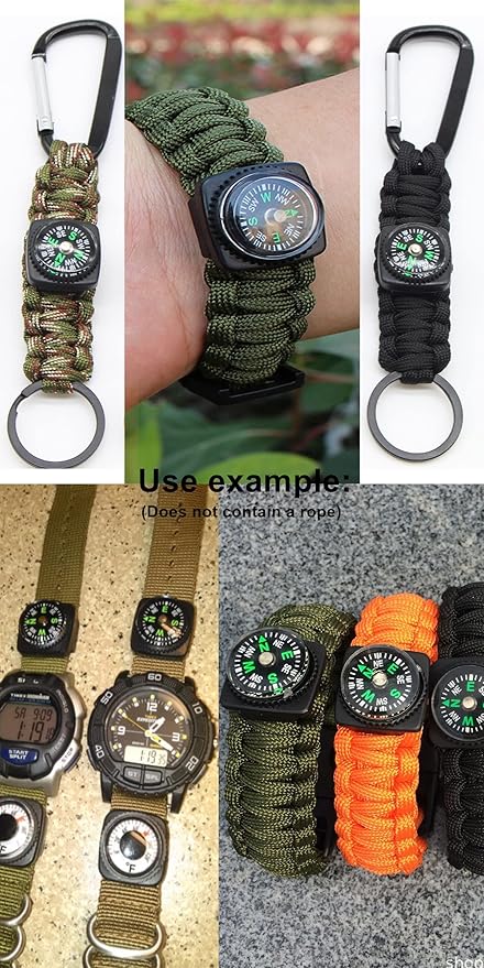 20 Pack Button Compass Mini Pocket Oil Filled Compass - Image 5