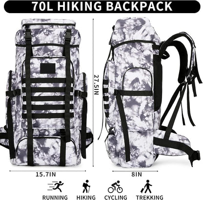 Hiking Backpack for Men 70L/100L Camping Backpack Military Rucksack Molle 3 - Image 2