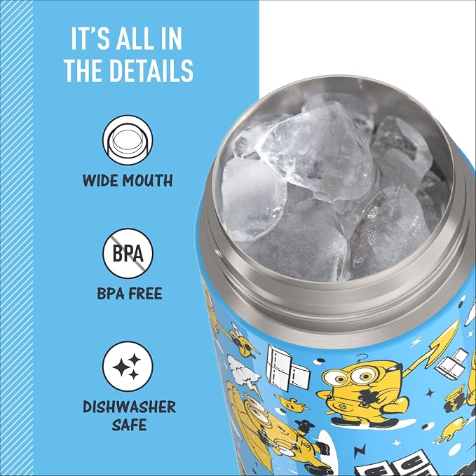 THERMOS FUNTAINER 16 Ounce Stainless Steel Vacuum Insulated Bottle - Image 5