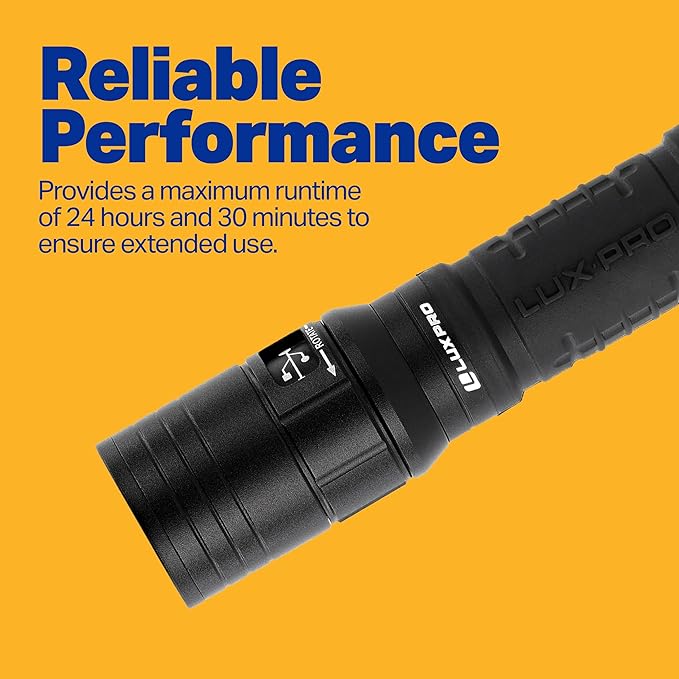 LUXPRO XP980 Pro Series Rechargeable Utility LED Flashlight - Image 3