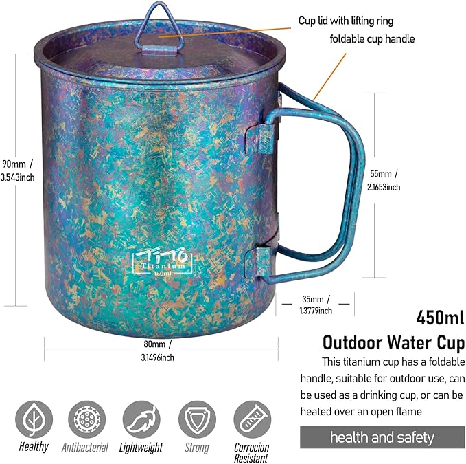 TiTo Titanium Cup Titanium Pot - Image 2