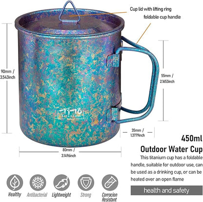 TiTo Titanium Cup Titanium Pot - Image 2