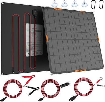 OYMSAE 20W 12V Solar Panel Car Battery Charger Portable Waterproof Power by OYMSAE