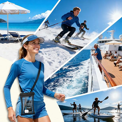 CACOE [Floatable Floating Universal IPX8 Waterproof Phone case 2 Pack-Up to - Image 7