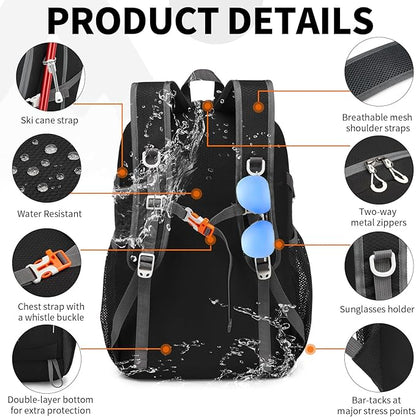 35L Lightweight Packable Backpack – Durable Foldable Daypack - Image 3
