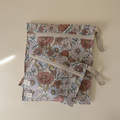 mushie Water Resistant Wet Bags | Large & Small Reusable Storage Bag - Image 2
