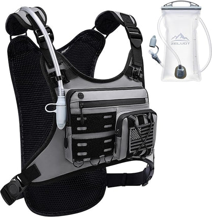 Zelvot Running Vest with 2L Water Bladder, Hydration Backpack, U.S. Original by Zelvot