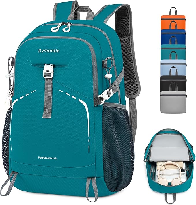 35L Lightweight Packable Backpack – Durable Foldable Daypack by Unknown