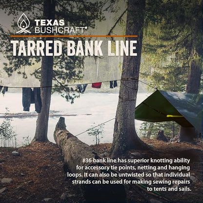 Texas Bushcraft Tarred Bank Line Twine - Image 9