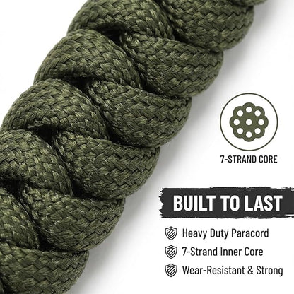 10 Pieces Paracord Zipper Pull Replacement Zipper Pulls Tab 4" Keychain - Image 3