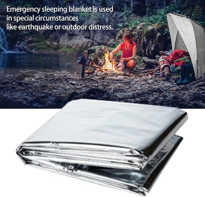 MEETSWEET Emergency Rescue Blanket Outdoor Survival Blanket Waterproof - Image 4