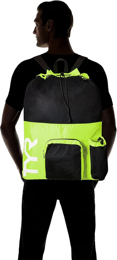 TYR Big Mesh Mummy Backpack for Wet Swimming, and Workout Gear - Image 2