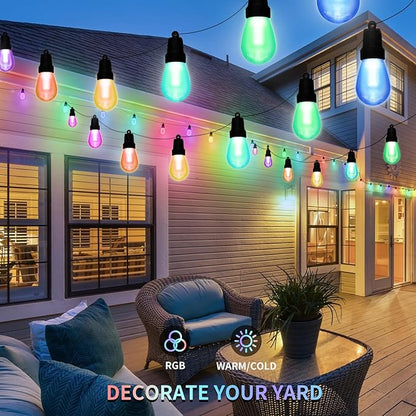 Outdoor String Lights 50FT, Outdoor Lights - Image 7